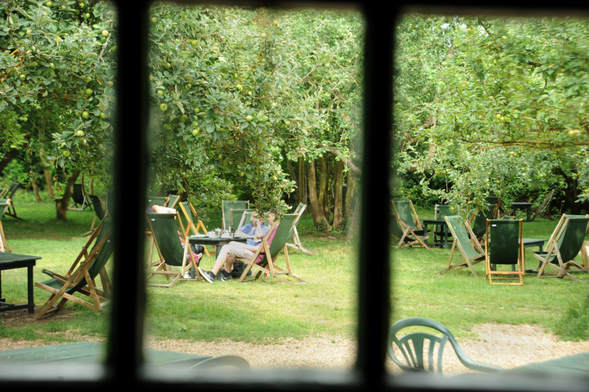 Miss Windsor's Delectables - Cream Tea at The Orchard Tea Garden, Grantchester, Cambridge