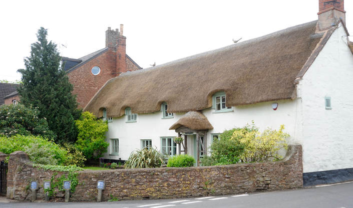 Miss Windsor's Delectables - Celebrates Somerset Day - 2018 - Bishops Lydeard, Taunton Deane. Beautiful thatched cottage! 