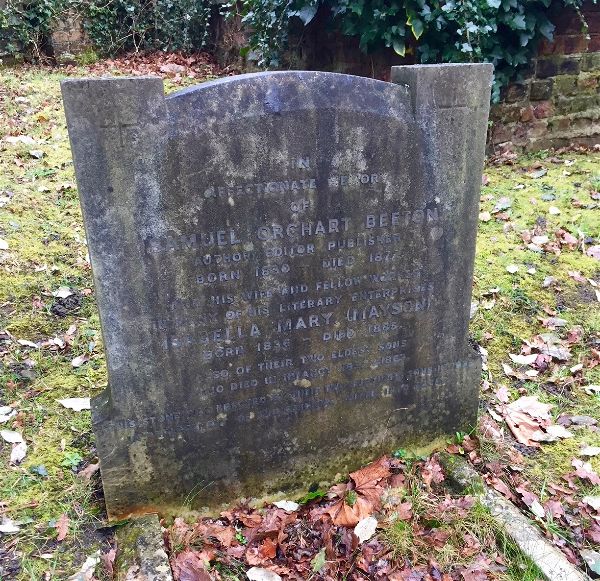 Miss Windsor's Delectables - Grave of Isabella Beeton & Samuel Orchart Beeton - Norwood Cemetery, London