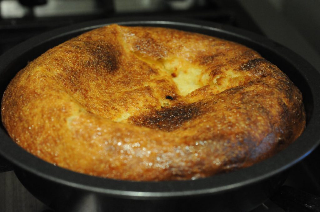 Miss Windsor presents: Mrs Beeton's Old-Fashioned Yorkshire Pudding recipe with sultanas. 