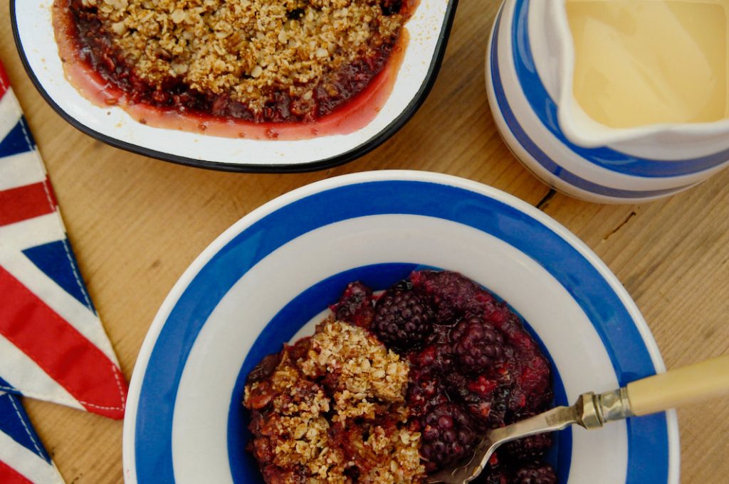 Miss Windsor's Blackberry & Apple Crumble Recipe (Gluten-Free/Vegan)