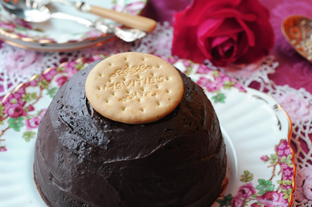 Queen Elizabeth's Wartime Chocolate Biscuit Cake - created with McVitie's Rich Tea biscuits!